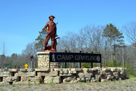 sign for Camp Grayling