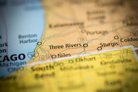 three rivers map