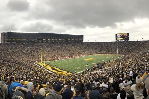 full stadium at the Big House