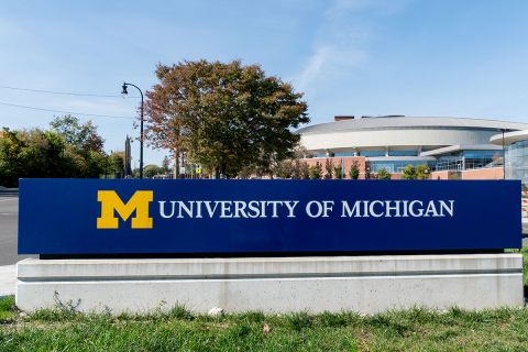 university of michigan sign