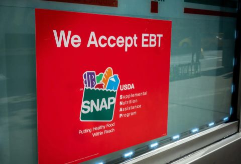 sign that says "We Accept EBT" 