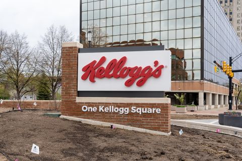 sign for Kellogg's