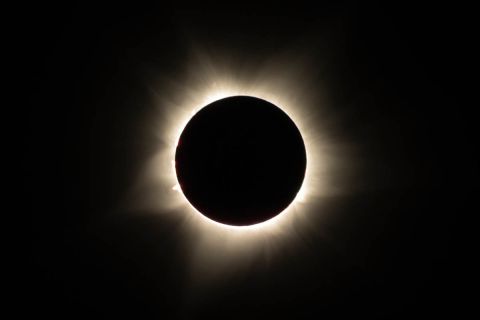 Totality during the 2023 Australian total solar eclipse in Exmouth