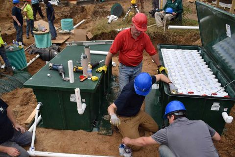 Fenner Nature Center onsite wastewater treatment system