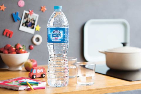 Nestle water bottle
