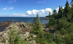 The timberlands that cover most of Keweenaw County