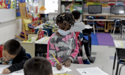 students in a classroom