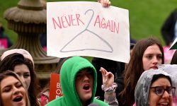 protest in Lansing 