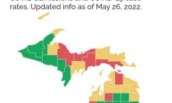 CDC 'risk' levels improve in Michigan. As of May 26, 2022