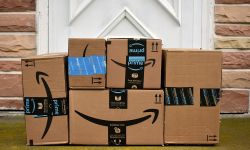 amazon boxes on front porches