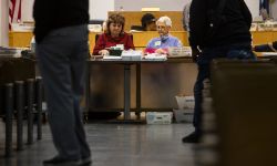 two people at a desk