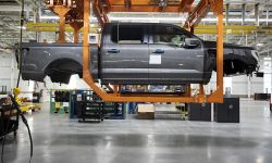 Ford Motor Co.’s F-150 Lightning being built