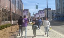 University of Michigan graduate students striking