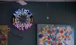 inside Angelo’s restaurant