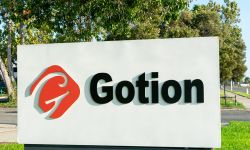 Gotion sign and logo at energy solutions company headquarters in Silicon Valley - Fremont, CA, USA