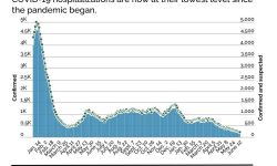 graph of COVID Hospitalizations