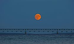 moon over water