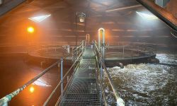 inside the water treatment plant