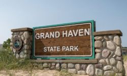 Grand Haven State Park sign