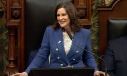 Gov. Gretchen Whitmer during her 2024 State of the State speech