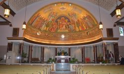 inside the St. Matthew Parish church in Detroit 