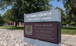 sign for ottawa county building 