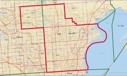 Michigan's 10th Congressional District map