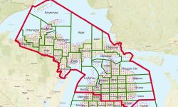 Michigan's sprawling 1st Congressional District map