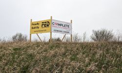 real estate sign in Clare