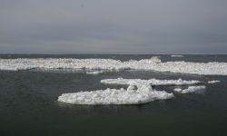 A little bit of in Lake Michigan near Holland, Michigan. 