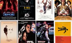 A collage of eight movie posters.