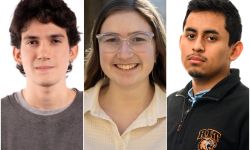 Emilio Perez Ibarguen, Astrid Code and Josh Boland headshots.