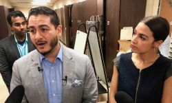 Abdul El-Sayed and Alexandria Ocasio-Cortez