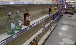 liquor store shelf