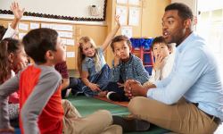 teacher in classroom