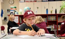 Kid in classroom