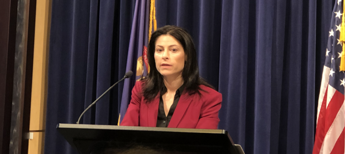 Dana Nessel speaking